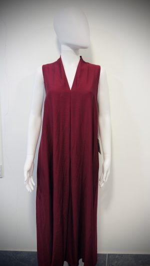 Sleeveless V-Neck Maxi Dress